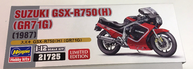 Hasegawa 1/12 Suzuki GSX-R750 1987 (H) (GR71G) in Toys & Games in Richmond - Image 3