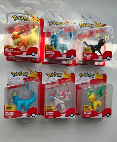 Pokemon Battle Figures Evee Evolutions lot, View more