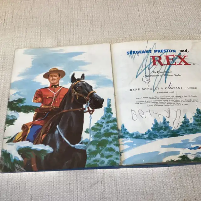 Vintage Children’s Book -  Sergeant Preston & Rex in Children & Young Adult in Winnipeg - Image 5