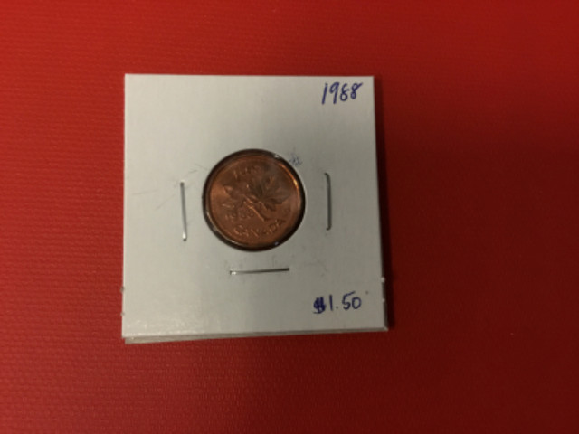 1988 Canada small  penny in Arts & Collectibles in Mississauga / Peel Region