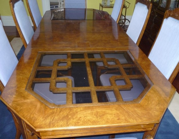Mobilier salle à manger Bernhardt Hibriten, 8 places in Dining Tables & Sets in Granby - Image 2