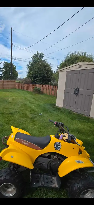 I'm selling an E-Ton ATV, perfect for youth riders looking for adventure! This vibrant yellow ATV is...