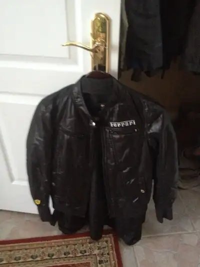 WOMEN'S LEATHER BIKER JACKET, View more