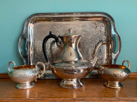 Vintage Silver-Plated Coffee Serving Set