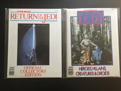 Official Star Wars Return Of The Jedi “1983” Collector’s Edition Magazines -Return Of The Jedi -Gian...