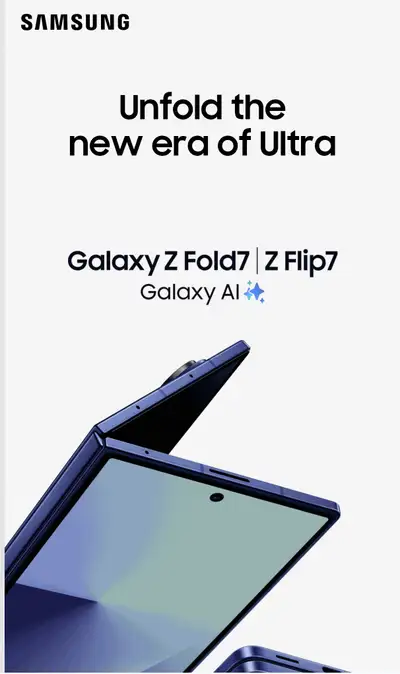 Samsung Galaxy Fold 7 Flip 7 $100 OFF discount code / voucher, View more