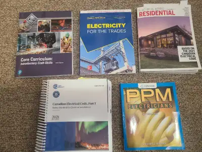 All text books and Modules that were used for the 2023 NBCC Electrical Construction Full Time Progra...