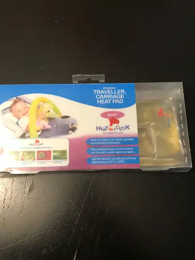 NEW Baby Heat in a Click Reusable Traveller/Carrier Heat Pad, View more