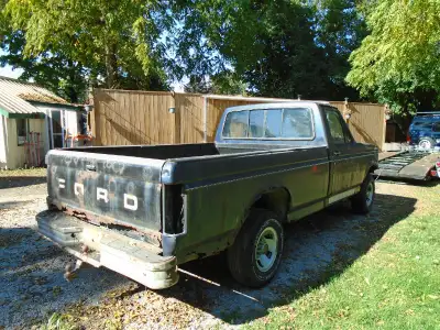 89 F150 going to scrap very soon. Still usable parts left so act fast. Will sell cheap. Best to phon...