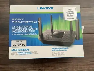 new Linksys Tri-band Router, View more