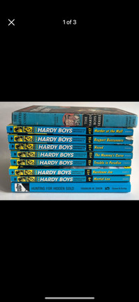 9 Hardy Boys Kids Reading Books