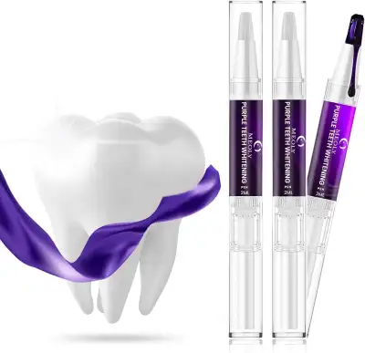 Purple Teeth Whitening Pen (3 Pens) Color Corrector Kit, View more