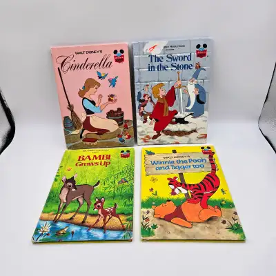Disney Books Cinderella The Sword In The Stone Bambi Winnie The, View more