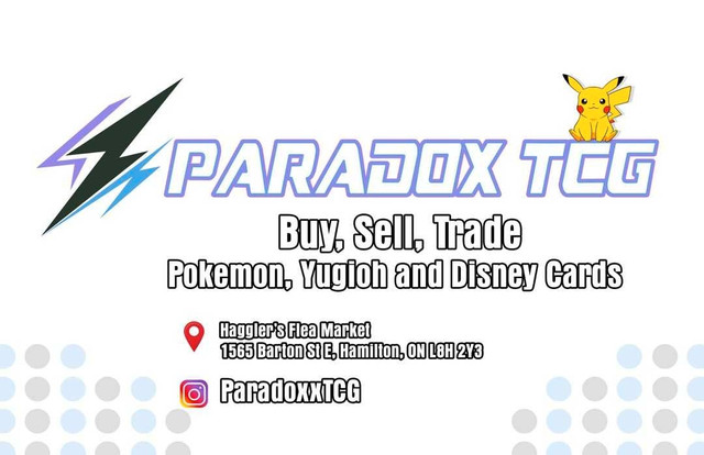 Pokemon Day at ParadoxTCG this Sunday March 3rd in Arts & Collectibles in Hamilton