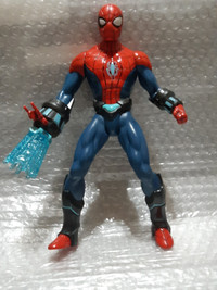 Spiderman 10.5 inches figurine with spinning web and  vocals