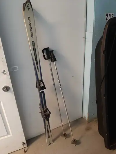 Blizzard Skis with poles, View more