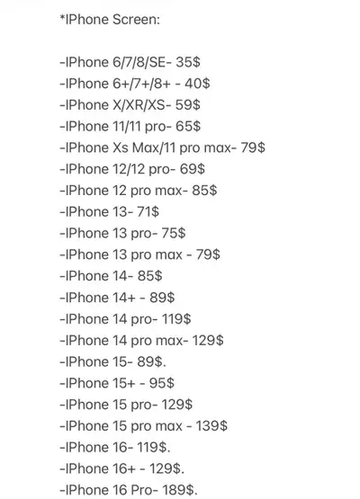 IPhone Screen repair, View more