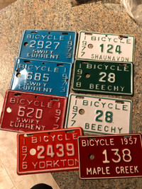 WANTED - Saskatchewan Bicycle License Plates