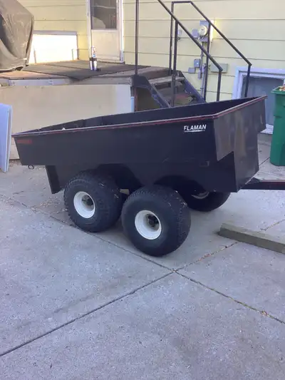 6 foot Bergen atv trailer. Nice shape. $1950 1-306-931-3768
