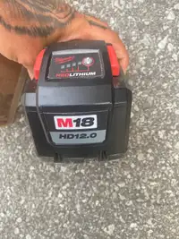 Milwaukee m18 12.0 battery 