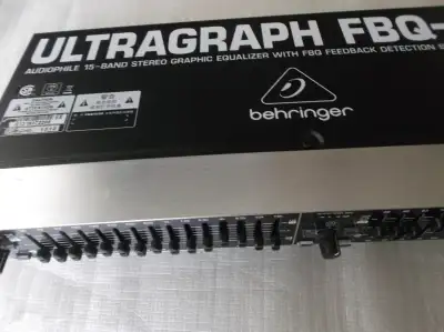 Behringer Ultragraph FBQ-pro 15 bandes EQ, View more