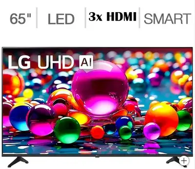 Télévision LED 65'' 65UA7700PUB 4K UHD HDR WebOS Smart TV LG, View more