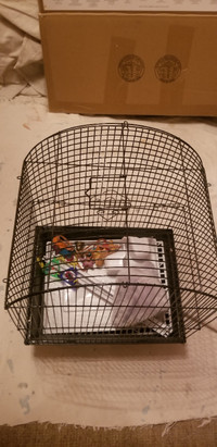 Steel bird cage 11x13x17.5 inch