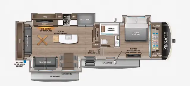 2023 Jayco Pinnacle 36KPTS  in Travel Trailers & Campers in Lloydminster - Image 3