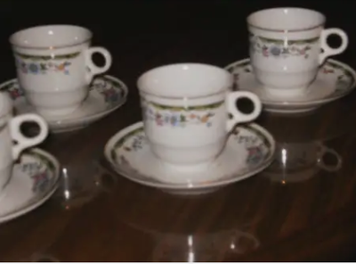 espresso cups & saucers (set of 4) as shown in photo BRAMPTON, View more