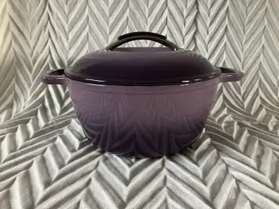 Kitchenaid Cast Iron Medium Size Dutch Oven, Purple Ombré Enamel, View more