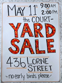 Multi Family Yard Sale May 11