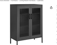 Storage cabinet 2 shelf’s mesh doors  brand new