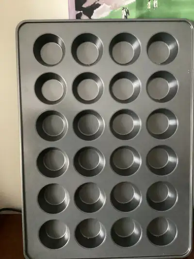 Muffin tin, NEW, extra large, non-stick, makes 24 muffins, View more