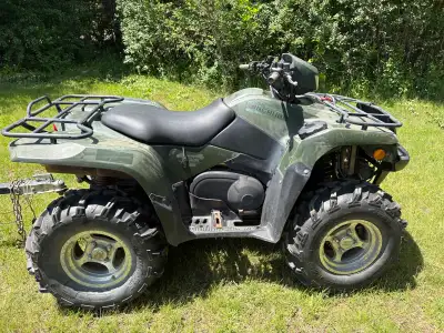 $3500 Selling my 2005 Suzuki KingQuad 700 EFI 4x4 with ownership, along with a 4x8 utility trailer (...