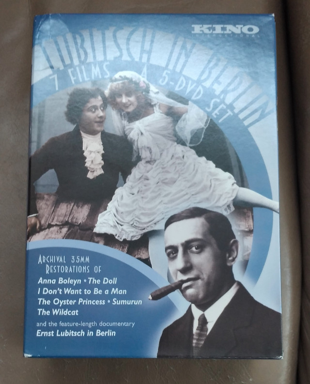LUBITSCH IN BERLIN - 5 DVD SET - SILENT FILM (GERMANY) dans CD, DVD et Blu-ray  à Région de Mississauga/Peel