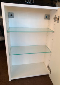 Ikea Lilangen white mirrored cabinet 
