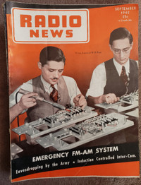 RADIO NEWS MAGAZINE - VINTAGE 1942 - 1943 - per issue