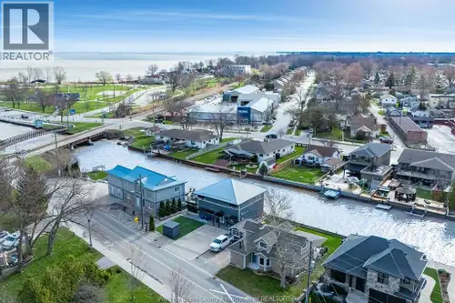 House for rent in Belle River on the Belle River, with lake views. Steps from Beach and Park/Marina....