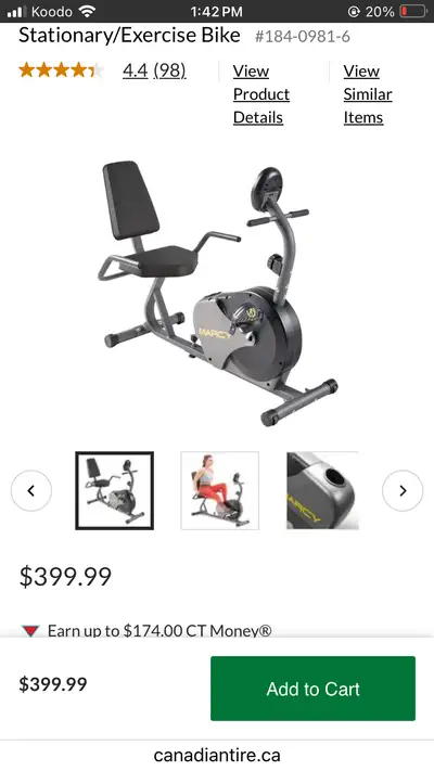 Exercise Bike, View more