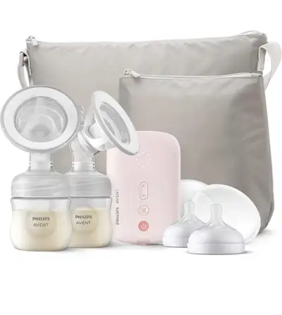 Brand new sealed Philips Avent Double Electric Breast Pump with Natural Motion technology, SCF393/62...