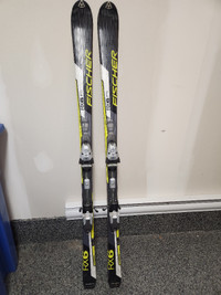 Fischer RX6 FTi men's carving skis 170cm with bindings