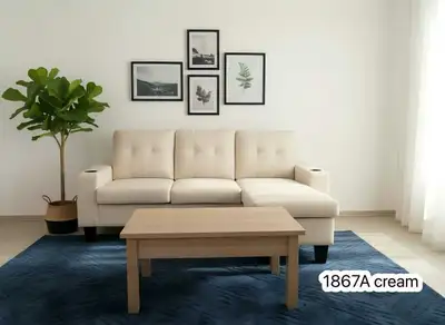 Deal - sofa with ottomon* sofa * couch * sofa set*, View more