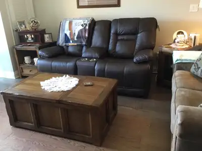 Leather Power Reclining Sofa, View more