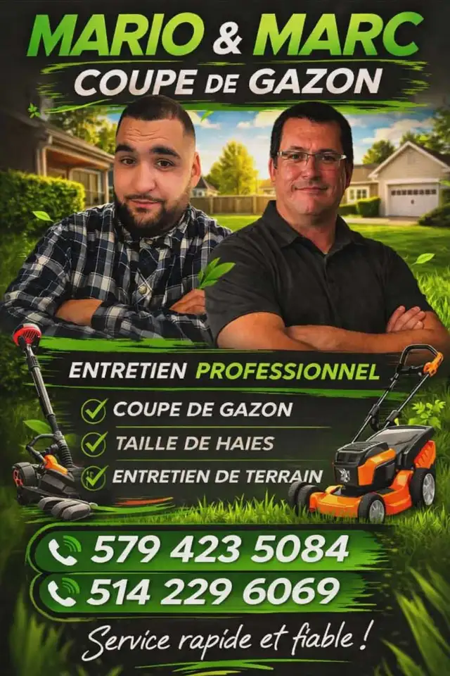 entretien paysagistes in Lawnmowers & Leaf Blowers in Longueuil / South Shore - Image 6
