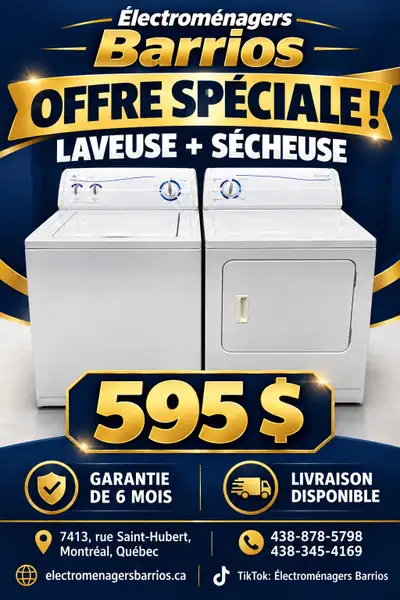OFFRE SPÉCIALE: LAVEUSE ET SÉCHEUSE INGLIS , View more