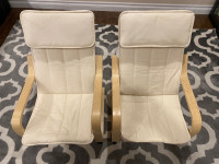 2 x IKEA Kids Armchairs Holmby Natural - Like New!