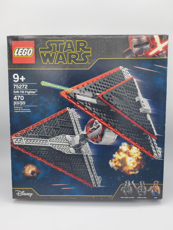 Star Wars Lego Sith TIE Fighter #75272 470pcs retired brand new dans Jouets et jeux  à Ouest de l’Île