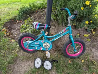12" Raleigh Jazzi Girls Bike with Training Wheels, View more