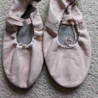 Real leather Ballet slippers size 13 - 1 US
