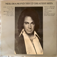 Neil Diamonds His 12 Greatest Hits LP Vinyl